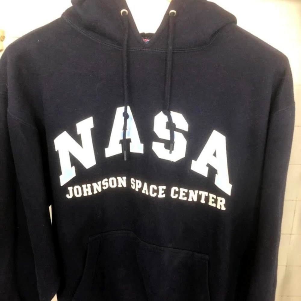 UNISEX RARE NASA JOHNSON SPACE CENTER HOODIE SIZE M